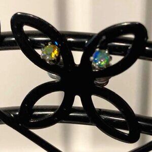 BLUE TOPAZ BABY POST/STUD EARRINGS